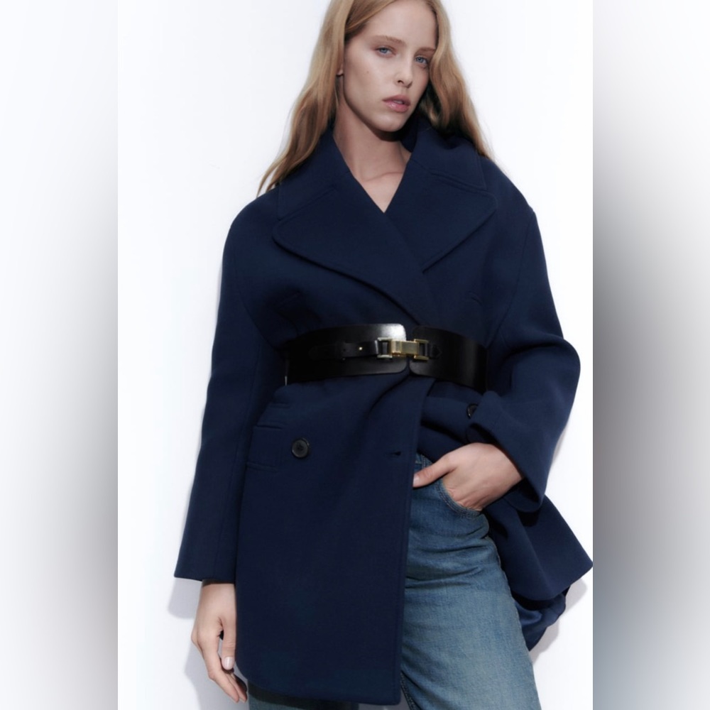 NWT ZARA SASH BELT Made in Spain